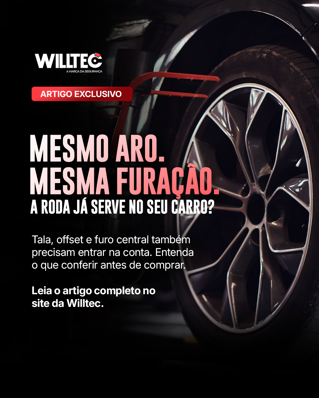 Rodas automotivas: tamanho, tala, offset e furação — o que entender antes de comprar?